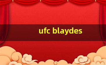 ufc blaydes